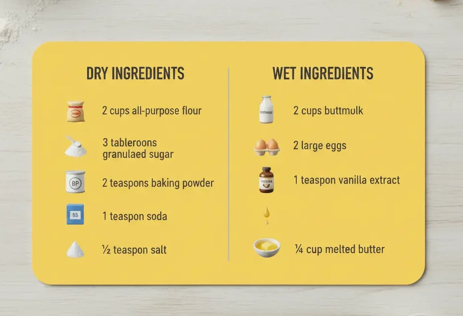 Buttermilk Pancake recipe