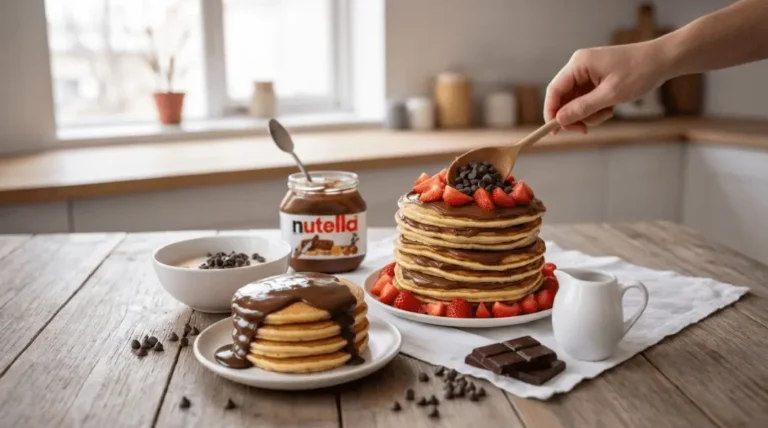 Image showing Chocolate Additions pancake american recipe