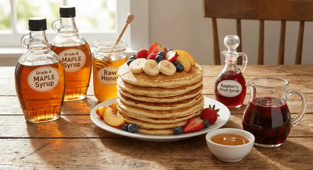 Pancake Recipe Classic toppings
