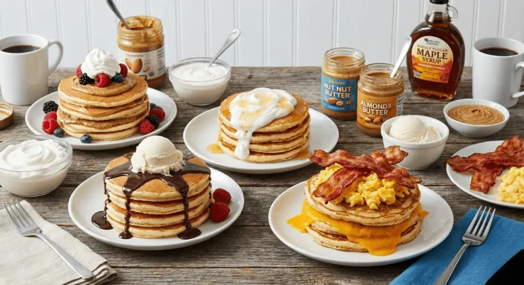 Pancake Recipe topping ideas