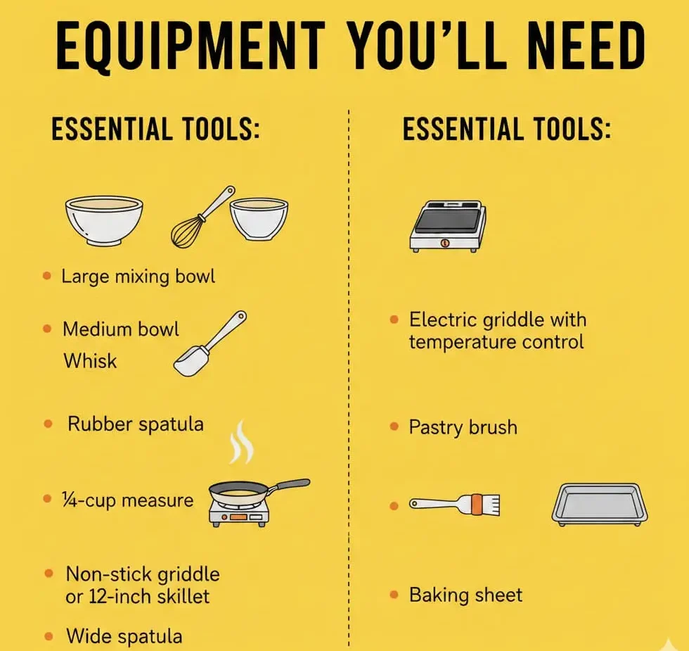 Buttermilk Pancake recipe essential tools